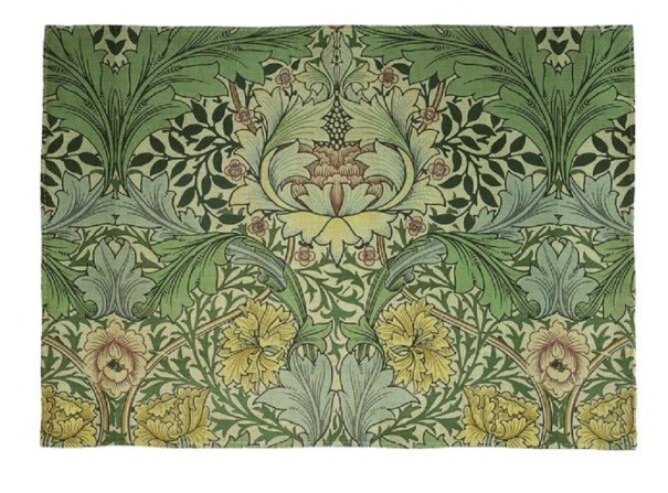 Prostiré avec des ornements végétaux 21