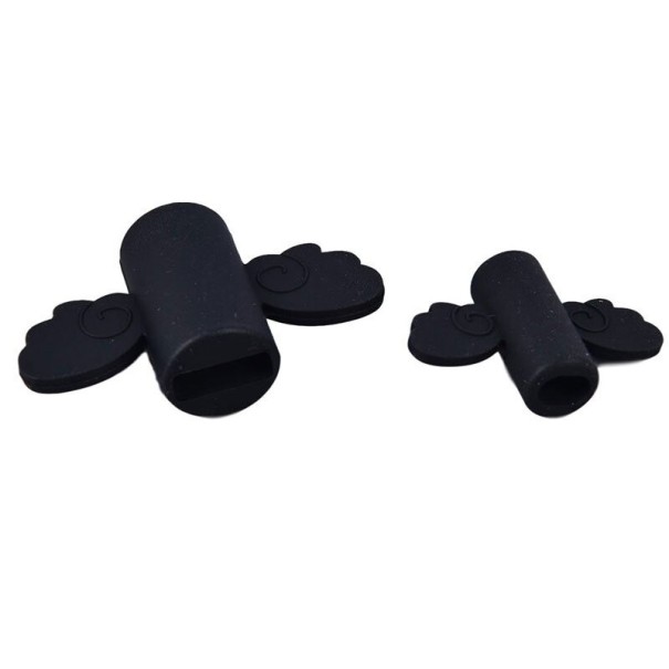 Proteção contra a quebra do cabo com asas preto