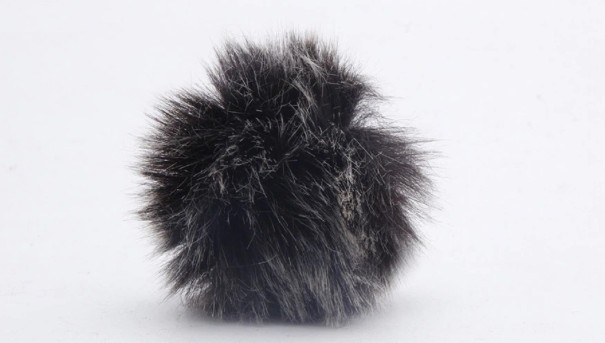 Protección contra el viento para micrófono de solapa K1607 gris oscuro