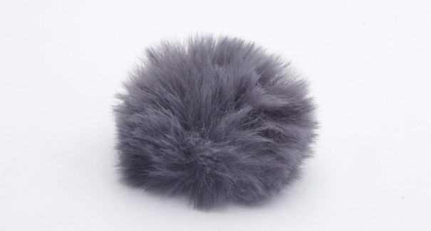 Protección contra el viento para micrófono de solapa K1607 gris