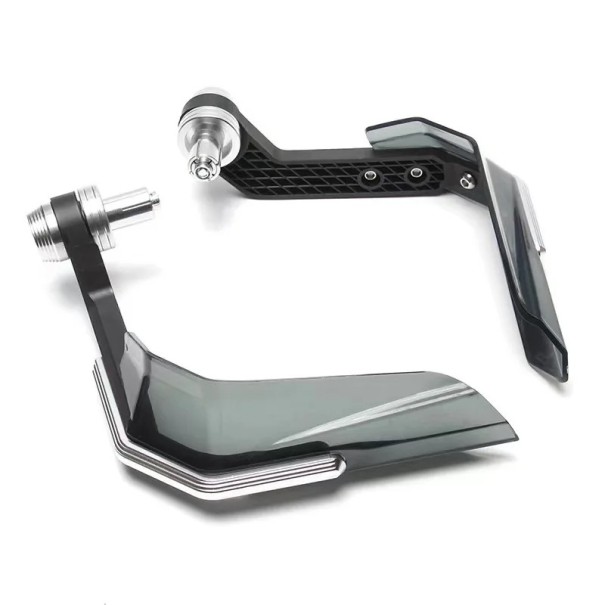 Protecție universală împotriva vântului pentru ghidonul motocicletei, scuterului și bicicletei electrice, protecție pentru manetele de frână, întărire din aluminiu, variantă colorată gri