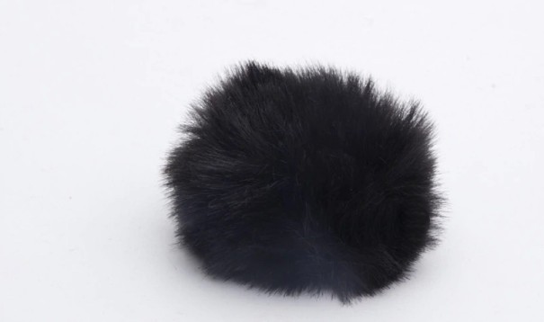 Protection contre le vent pour microphone cravate K1607 noir