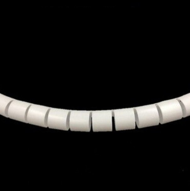 Protection de câble spirale 1 m blanc 22 mm