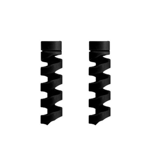 Protection de connecteur de câble 2 pcs K1181 noir