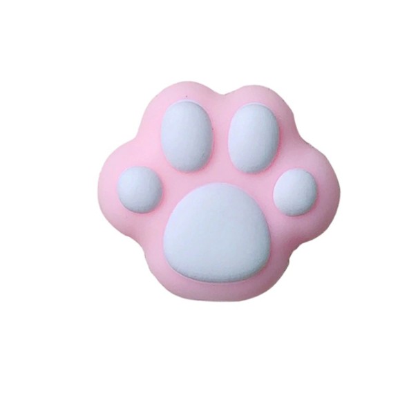 Protection de connecteur de câble en forme de patte rose clair