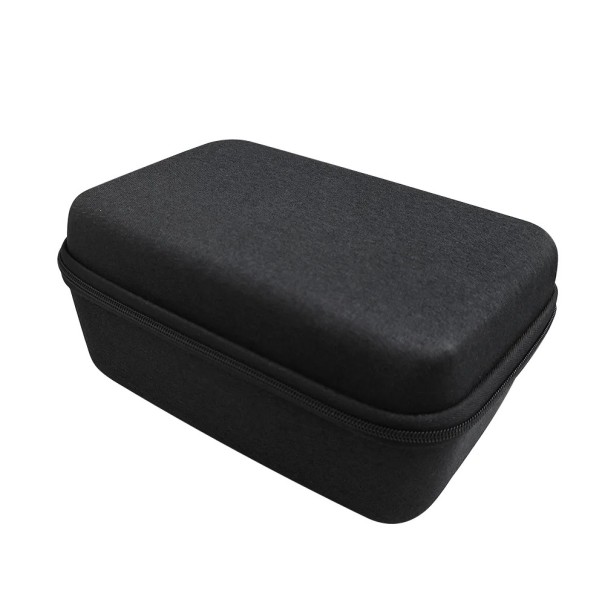 Protective Portable Case for Projector 21 x 14 x 11 cm Hard Shell Storage Bag with Compartment and Zip black