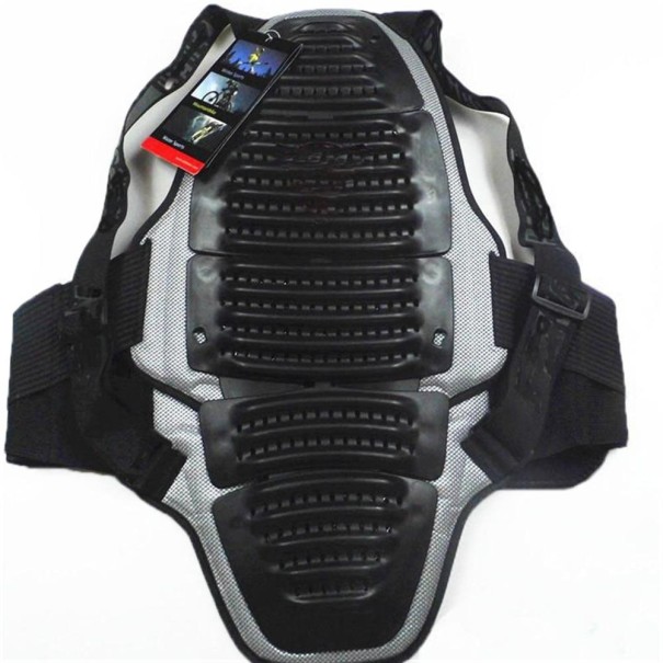 Protector de columna para motocicleta gris