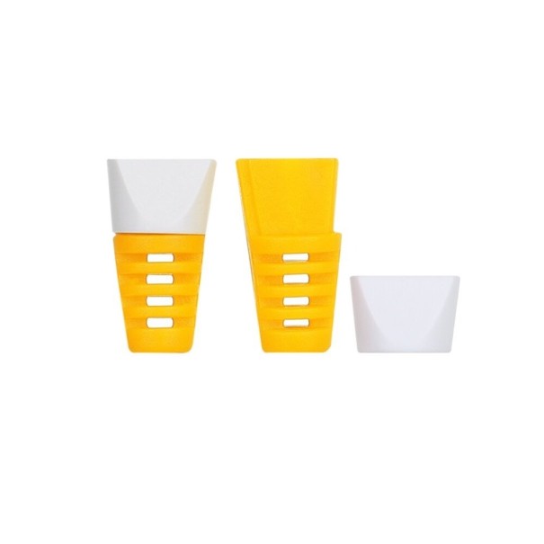 Protector de conector de cable 10 uds. K1155 amarillo