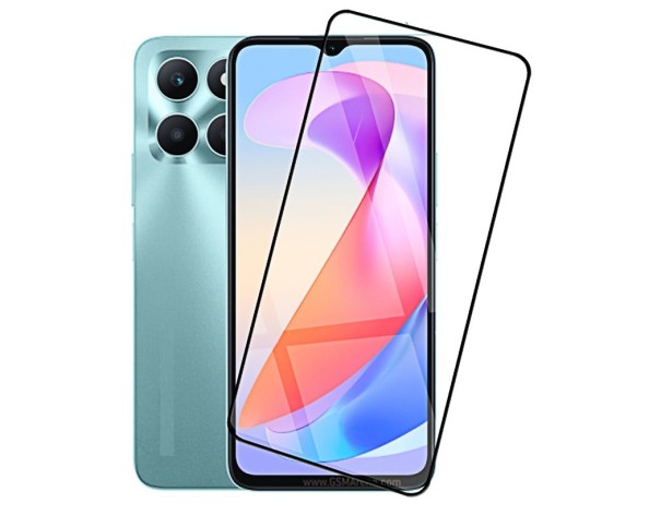 Protector de cristal templado para Honor X8 5G negro 1