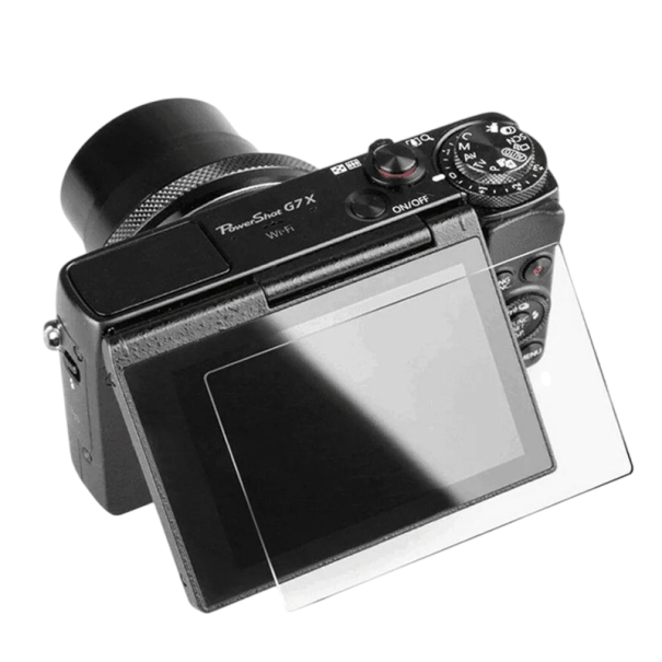 Protector de ecran din sticlă securizată 2 buc pentru ecranul camerei Canon G7 X Mark II, transparent, anti-zgârieturi, durabil, transparent, ecran 1