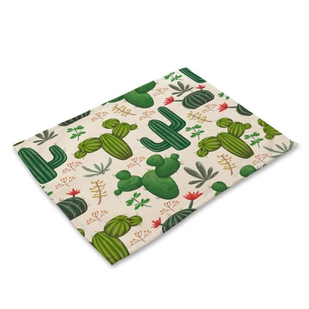 Protéger de table avec motif de cactus 17