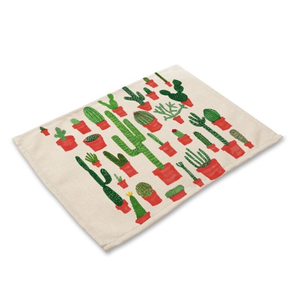 Protéger de table avec motif de cactus 6