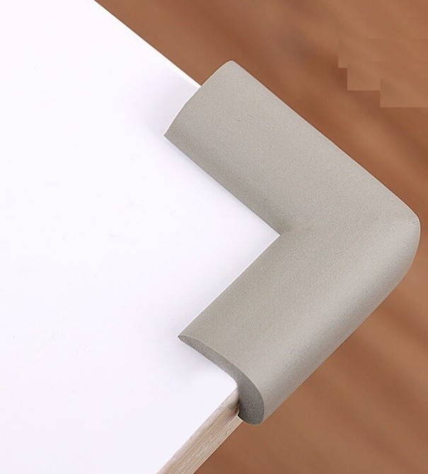 Proteggi angoli 8 pz grigio