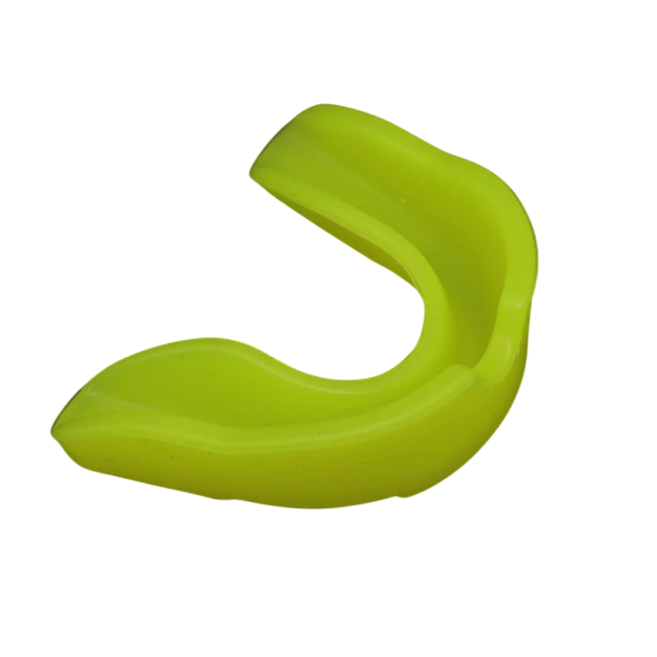 Protetor de dentes de silicone para desporto e sono contra o ranger e impactos Bruxismo Boxe Karate Rugby Basquetebol Tamanho ajustável verde