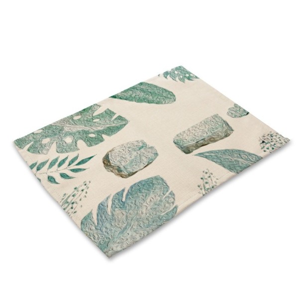 Protetor de mesa com folhas 15