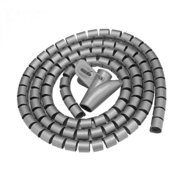 Protezione per cavi a spirale grigio