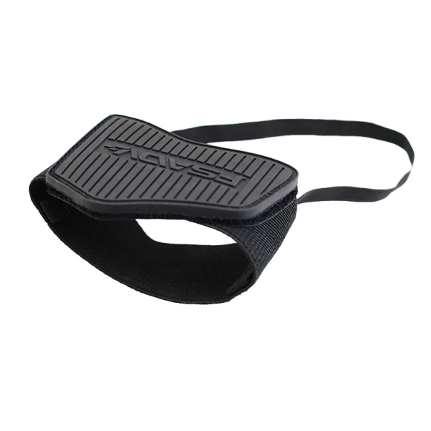 Protezione universale in gomma per scarpe sul pedale del cambio della motocicletta Copertura antiscivolo con velcro e fascia elastica 31 × 6,5 cm nero