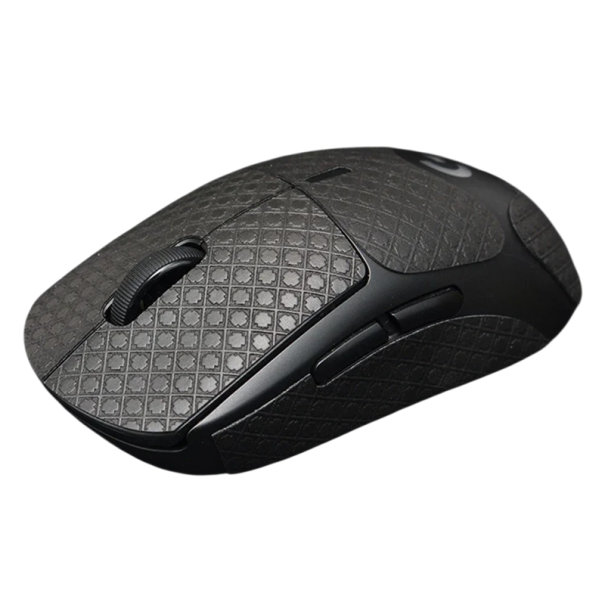 Protiskluzová lepicí páska na myš samolepicí grip textura černá ergonomické nálepky pro pevný úchop a přesné ovládání myši 1