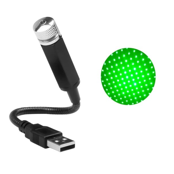 Proyector láser de cielo nocturno con USB verde