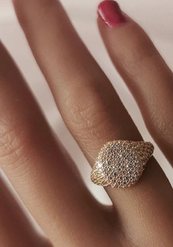 Prstienok D1383 zlatá 6
