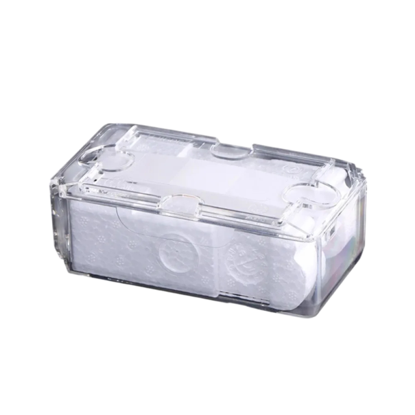 Průhledná krabička na hodinky s jednou mřížkou kompaktní organizér transparentní pro uložení náramkových hodinek doma i na cesty 1