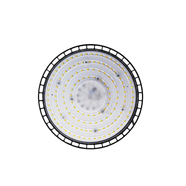 Průmyslové LED závěsné svítidlo 200W 28 cm hliníkové teplá bílá 165–265V kruhové osvětlení pro haly a dílny 1
