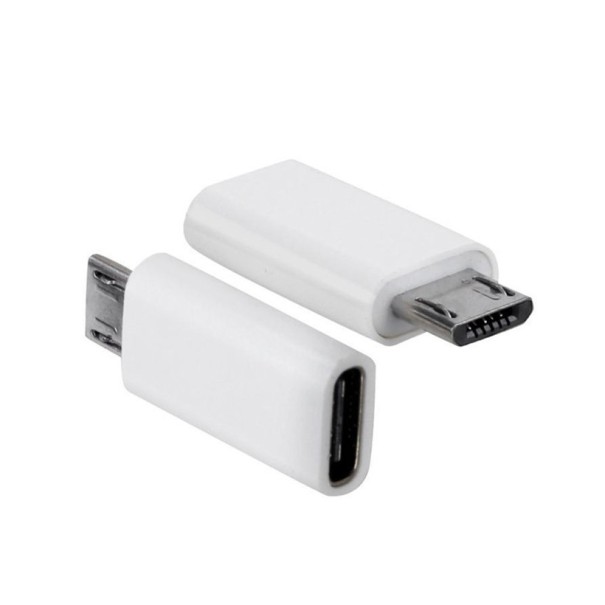 Przejściówka z USB-C na Micro USB A2495 biały