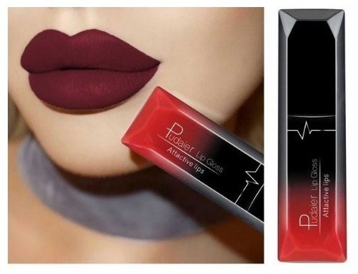 PUDAIER flüssiger wasserfester Lippenstift 16