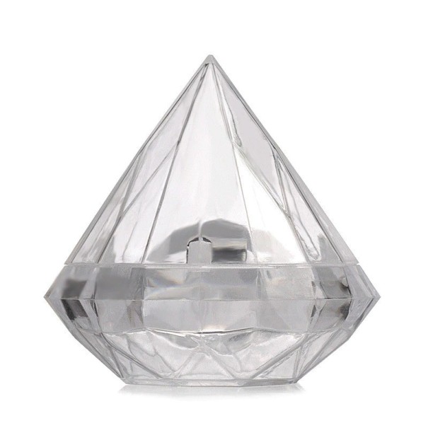 Pudełko w kształcie diamentu 7 cm