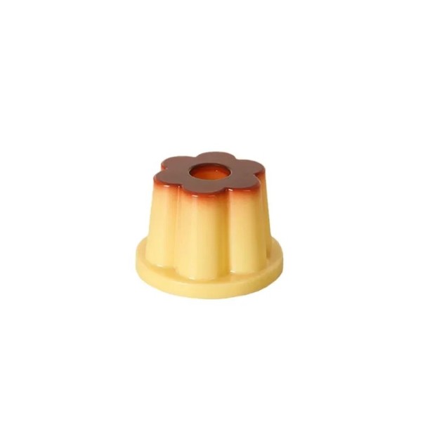 Puding alakú tolltartó 5,5x4 cm Aranyos dekoráció Kislány szívvel Kreatív születésnapi ajándék Asztaldísz gyerekszobába 1