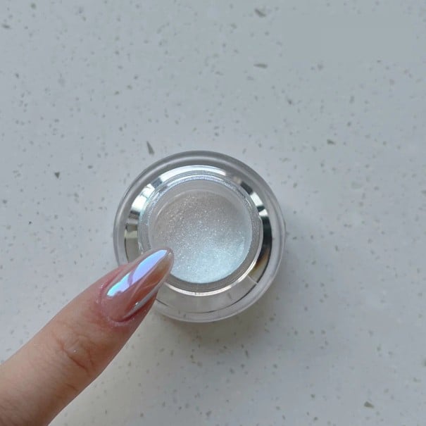 Pudr perlat pe unghii efect Aurora Luciu fin Zgârietură oglindă Pigment pentru nail art Pro lac gel UV TOP COAT transparentă