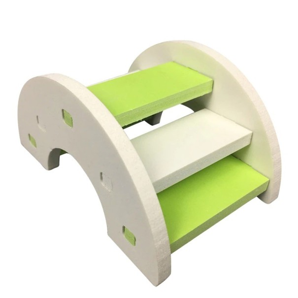 Puente de madera para roedores verde 1