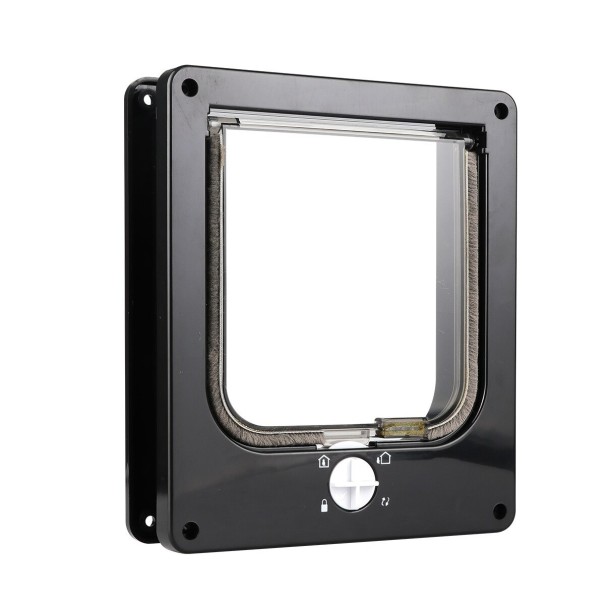 Puerta para perros y gatos T1820 negro M