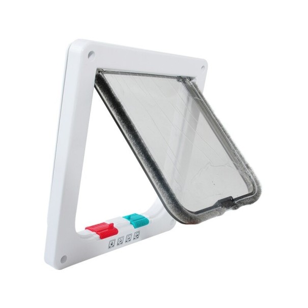 Puertas para perros y gatos blanco XL