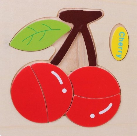 Puinen palapeli lapsille J630 9