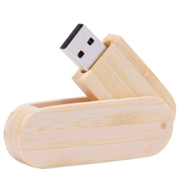 Puinen USB-muistitikku 2.0 4GB 5