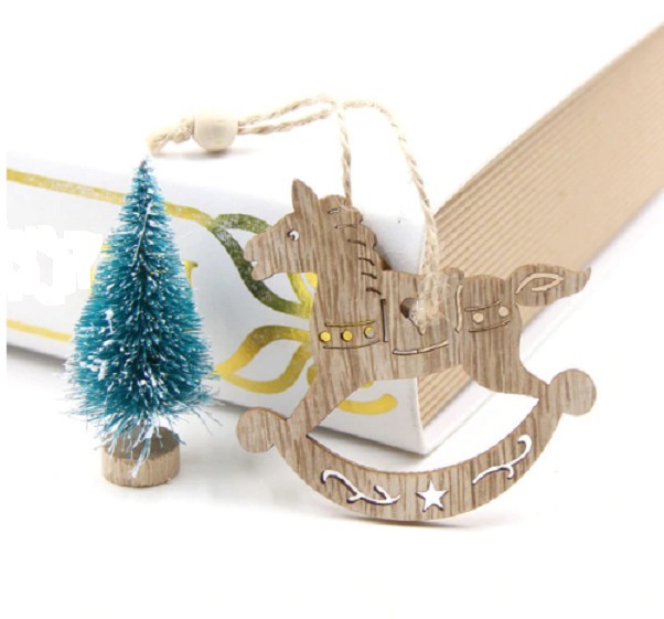 Puiset joulukoristeet - 6 osaa hevonen