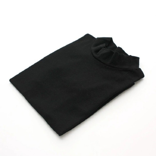 Pull à col roulé pour enfants B1632 noir 2