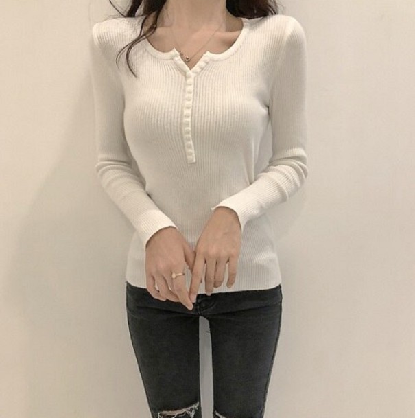 Pull Femme A2935 blanc