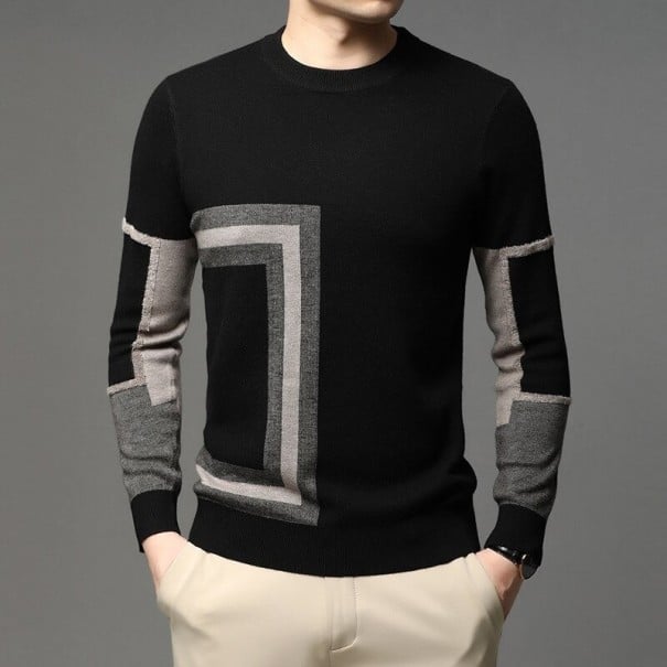Pull homme à motifs F232 S 1