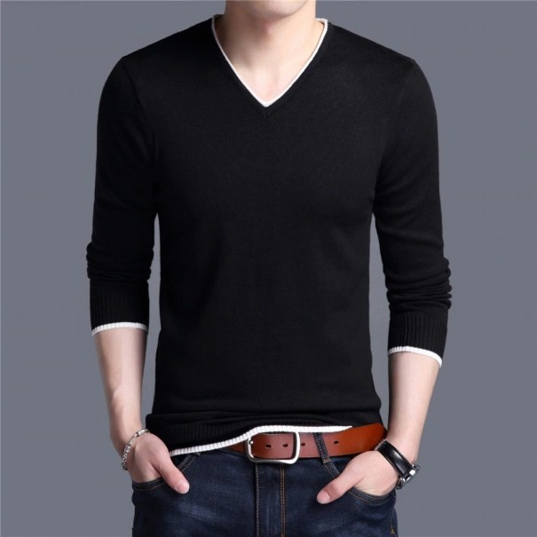 Pull homme A2606 noir XS