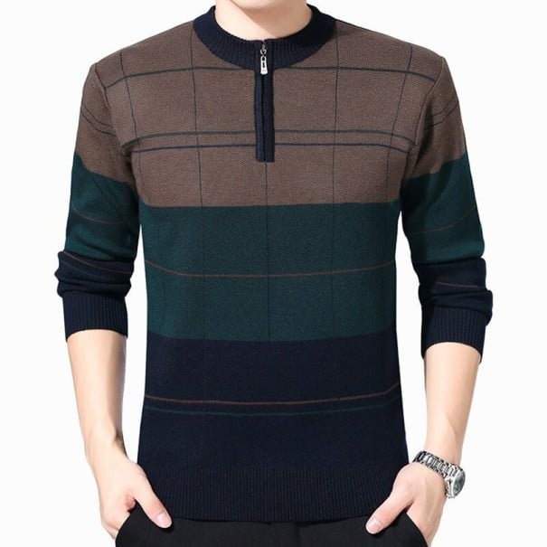 Pull homme avec zip F230 XS 4