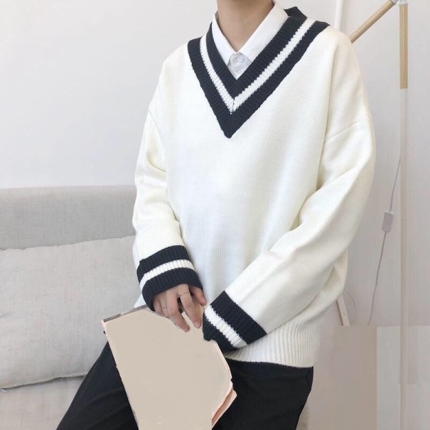 Pull homme F200 blanc S