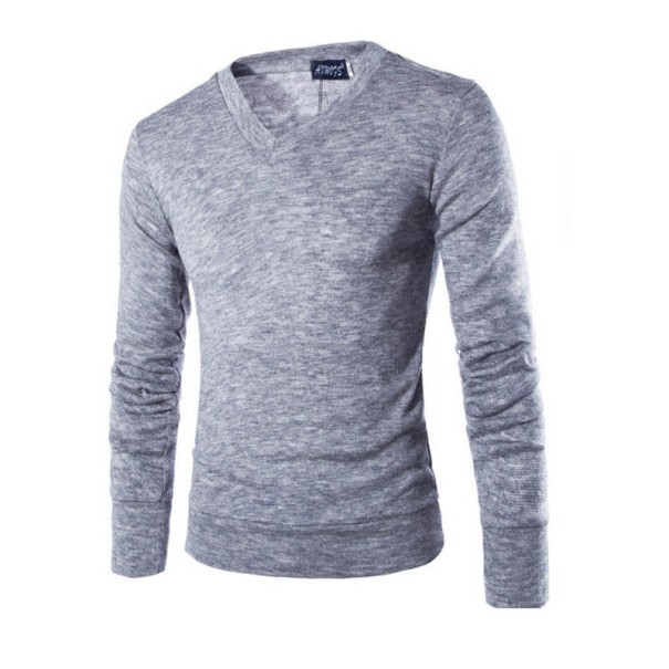 Pull homme F215 gris clair XS