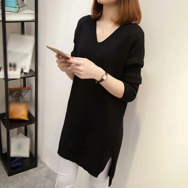 Pull long femme G427 noir S