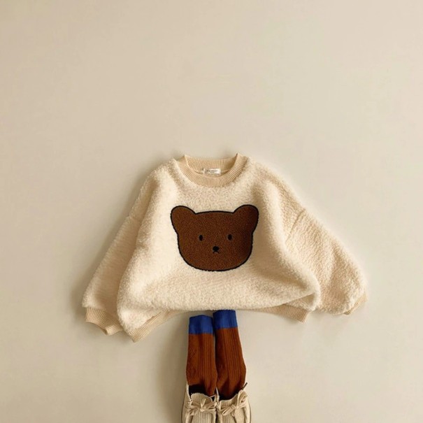 Pull pour enfant L575 beige 12-24 mois