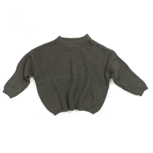 Pull pour enfants L591 gris foncé 4