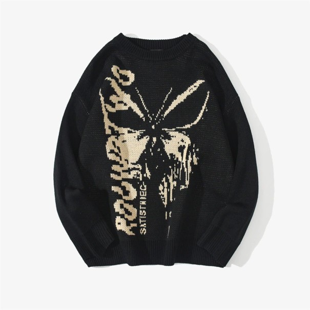 Pull pour homme avec papillon noir L