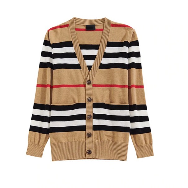 Pull rayé pour femme avec poches M