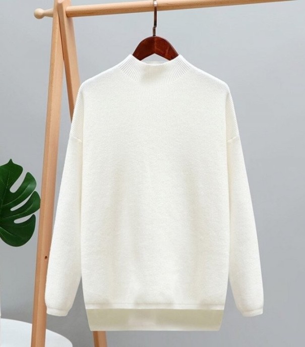 Pullover feminino G293 branco